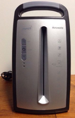 Staples Minimate 6 Sheet Cross-Cut Desktop Shredder-Model-SPL-NXC6PDA