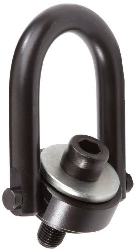 Jergens 23462 Black Oxide Alloy Steel Center Pull Standard U-Bar Hoist Ring, M12