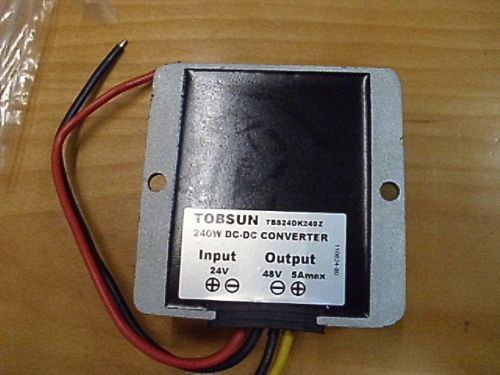 (DC 24V to 48V) (5A) (240W) (STEP UP) DC/DC Power Converter Regulator NEW