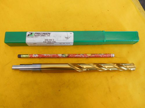 NEW REDUCED SHANK DRILL 9/16&#034; shank x 16.25mm x 9 1/4&#034; lathe mill PTD USA TIN