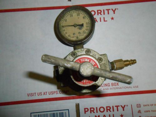 Vintage &#034;Hannifin&#034; Regulator Valve ~ &#034;R2550&#034; ~ 125 PSI ~ &#034;Jas. P. Marsh&#034; Gauge