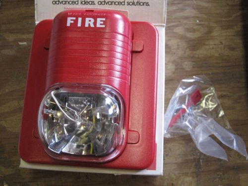 System sensor spectralert s1224mc red wall strobe 12/24v fire safety nib js for sale