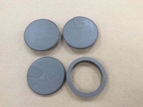 Lot of 3  mockett xg3 flip top grommets 3&#034; hole grey for sale