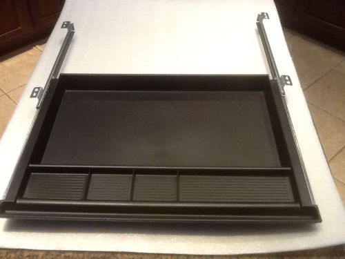 Pencil Drawer 23 Inch Wide Underdesk Drawer - Black