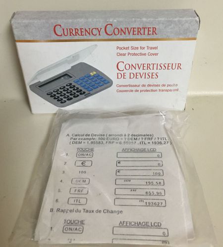 Currency Converter Pocket size