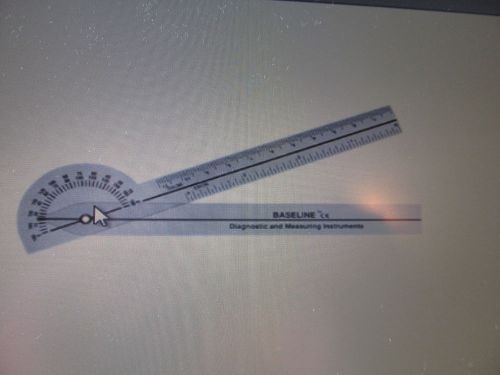 Economy, Lightweight Plastic 6-3/4&#034; Pocket Goniometer 180 Degrees