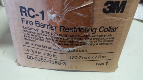 3M RC-1 NIB FIRE BARRIER RESTRICTING COLLAR SEE PICS 4 3/4 X 25&#039; #A59