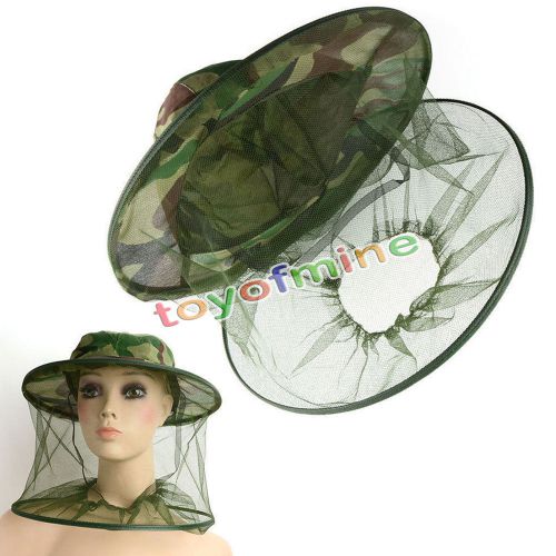 Midge Mosquito Insect Hat Bug Mesh Head Net Face Protector Travel Camping NEW