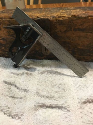 STARRETT  6&#034;  Combination Square with Square Head