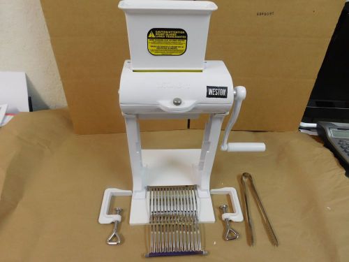 WESTON MANUAL MEAT CUBER/TENDERIZER DUAL SUPPORT