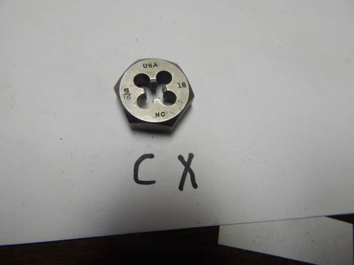 5/16&#034;-16 NC 1&#034; Hex Threading Die