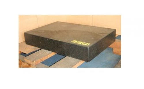 12” x 18” x 3” Granite Plate Charcoal Grade B