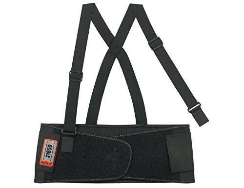 Ergodyne proflex? 1650 economy elastic back support belt, black, medium for sale