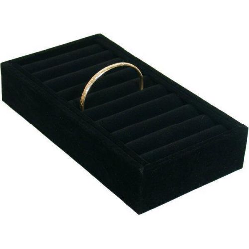 Cuff Bangle Bracelet Watch Insert Display Tray Black