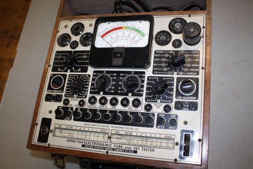 PRECISION MODEL 954 VINTAGE TUBE TESTER