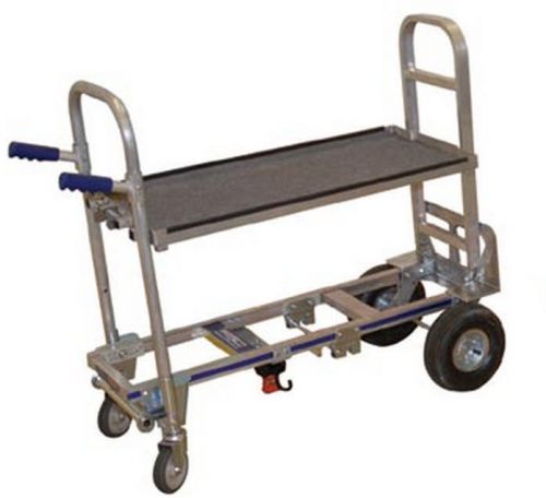 HAND TRUCK Platform Truck &amp; Shelf Cart - Aluminum - 500 Lb Capacity 52H W P