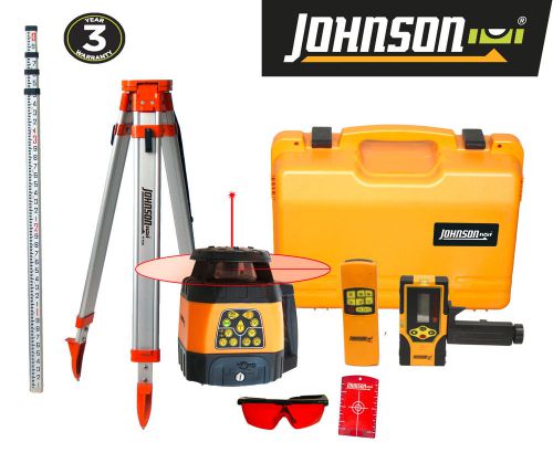 Johnson Electronic Self-Leveling Horizontal &amp; Vertical Rotary Laser Level System