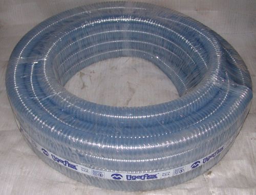 25&#039; x 2-1/2&#034; hose Tigerflex wt250 clear pvc food grade suction