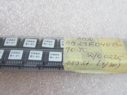 Lot 119 pcs. AM29F040B-90JC AMD Flash PLCC Tube Electronic components IC