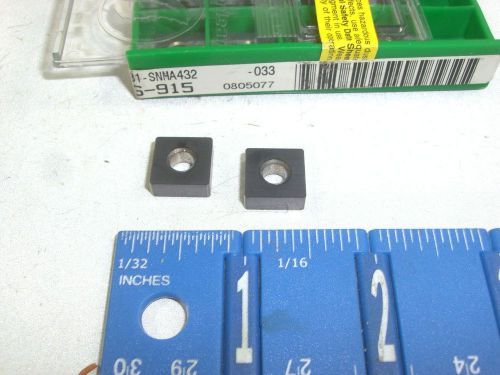 GREENLEAF SNMA-432-B CERAMIC INSERTS (10 PCS)  GRADE G-915