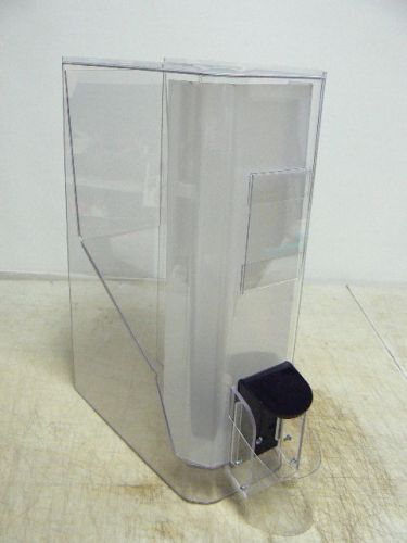 Acrylic Coffee Bean Bin Dispenser, Bulk Food Candy Nuts, Gravity Feed POP 6&#034;x12&#034;