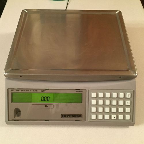 Bizerba Model EC 100E Deli Scale 30 Pound Maximum Nice Clean Precision Scale