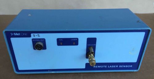 MET ONE 202 REMOTE LASER SENSOR AIR PARTICLE COUNTER CLEANROOM AIR TESTING 15VDC