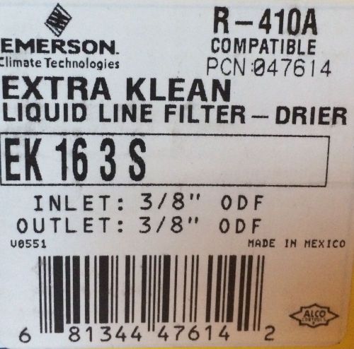 Emerson Ek 16 3 S Or R-410A  Pcn 047614 Filter Inline