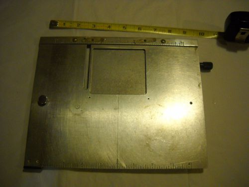 Kingsley machine part work plate