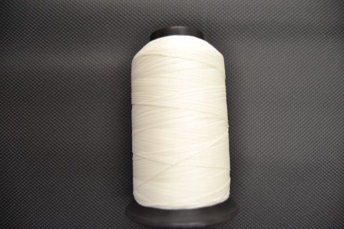 WHITE NYLON B69 SEWING THREAD 4oz SPOOLS BONDED #69 &#034; USA MADE&#034; T-70 NEW SPOOL