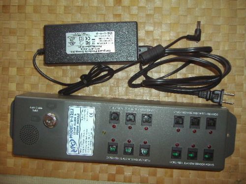 VANGUARD PRODUCTS GROUP V-1212 12 UP ALARM &amp; POWER MODULE &amp; POWER SUPPLY&amp; KEY