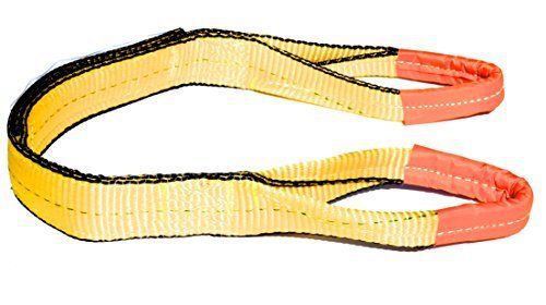 Industrial Grade Web Sling/Lifting Strap 1&#034; x 4 Eye and Eye Flat Web Sling/ Tow