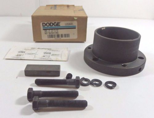 Dodge QD Bushing, 2-1/2&#034; Bore Dia, 3.88&#034; OD, 1/2&#034; Th Flange, 120445 |QK2| RL