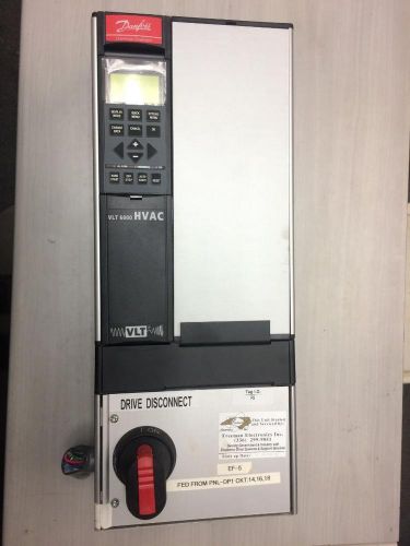 Danfoss 6000 vlt hvac 6002 variable inverter drive vlt6002gt2cn1str3dlf00a00c0 for sale