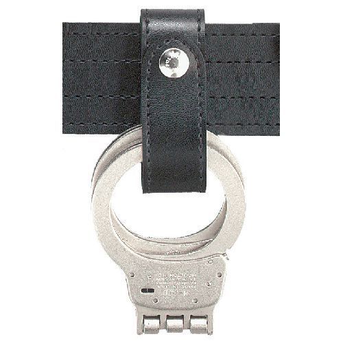 Safariland 690-22 black nylon-look silver snap handcuff strap for sale