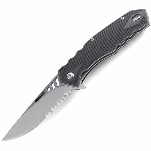 NEW CRKTRU Follow-through Compact, Grn Handle, Comboedge R1704