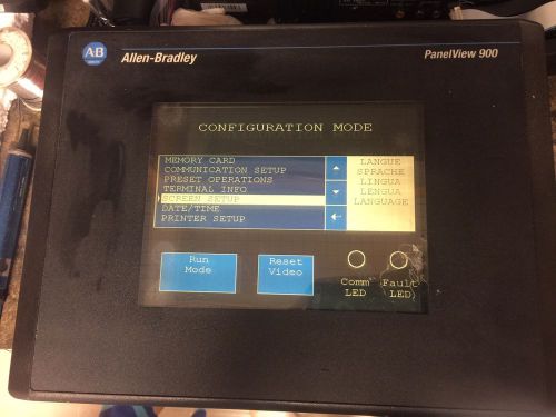 Allen Bradley 2711-T9C1 Series C, Panel View 900 Operator Interface Touch Screen