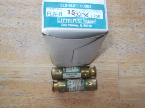 FLN-R-15 - QTY 2 - LITTELFUSE  NEW