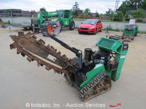 2012 toro trx-20 walk behind trencher 36&#034; rubber track kawasaki self propelled for sale