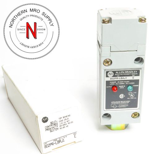 ALLEN BRADLEY 802PR-LBAJ1 SELF CONTAINED PROXIMITY SWITCH, TOP SENSING, SER C