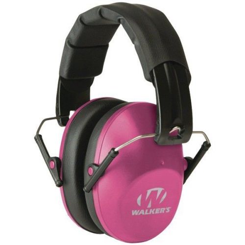 Walker&#039;s Game Ear GWP-FPM1-PNK PRO Low-Profile Folding Muff Pink