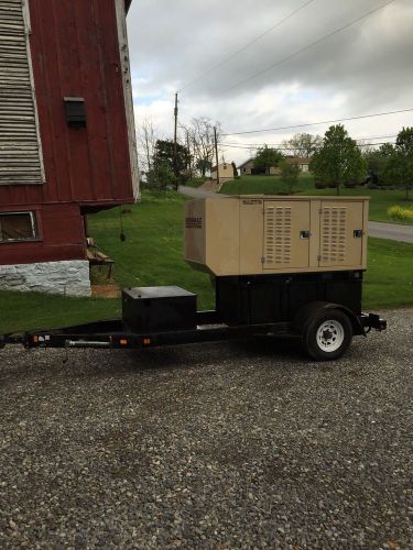 25KW Single Phase Diesel Generator Generac Portable Trailer Mount