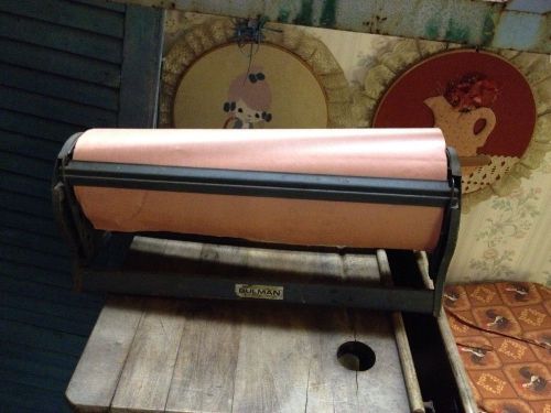 King William Butcher Deli Meat Paper Vtg Bulman 18&#034; Roll Dispenser Cutter Advert