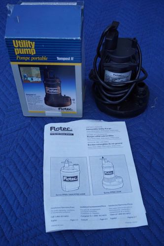 Flotec FPOS 1250X - 02 Tempest II submersible utility pump