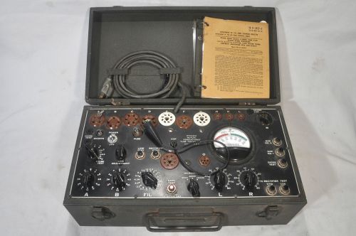 (1) DAVEN tube tester, I-177-B for parts or restoration