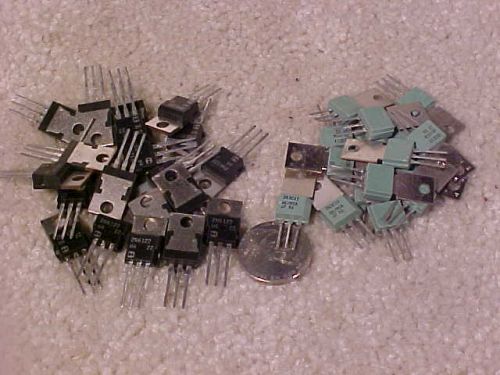 2N6122 TRANSISTOR 20 PCS AND D43C11  TRANSISTOR 16 PCS NOS