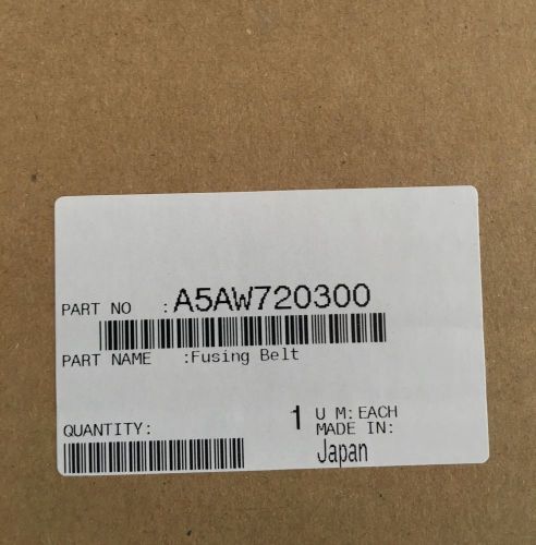 GENUINE OEM A5AW720300 FUSING BELT FOR BIZHUB PRESS C1085