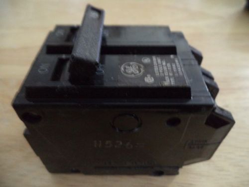 GE General Electric THQL2115 2 Pole 15/15 Amp Circuit Breaker TESTED Free Ship
