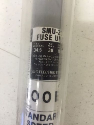 S/C SMU-20 FUSE UNIT 100E 34.5-38 KV, STANDARD SPEED TCC 153-2 FREE SHIPPING