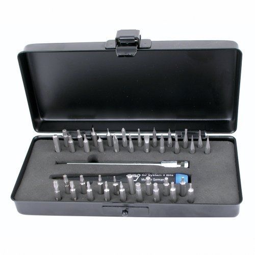 Wiha 75996 master technician micro bit set, esd safe, 40 piece for sale